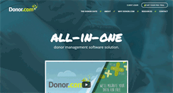 Desktop Screenshot of donor.com