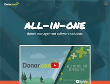 Tablet Screenshot of donor.com